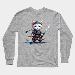 Ninja Cat Long Sleeve T-Shirt